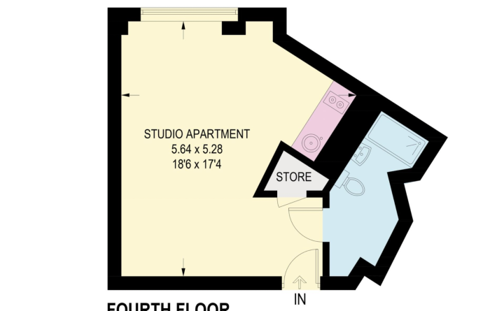 405 floorplan west one