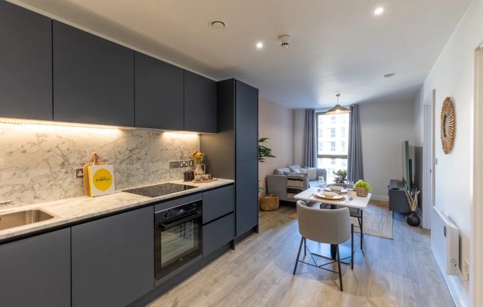 Kangaroo Works, 1 bed apt kitchen