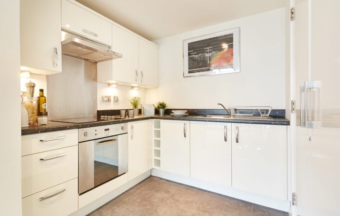 one bedroom apartment kitchen velocity village