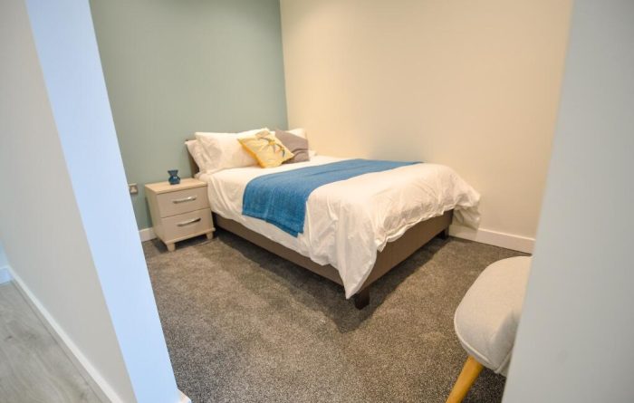 Studio, West one, bedroom