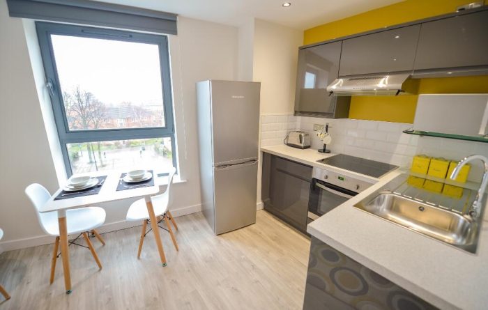 Studio, West one, kitchen space