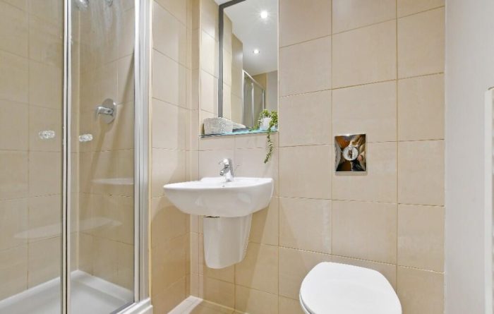 West one, studio, bathroom