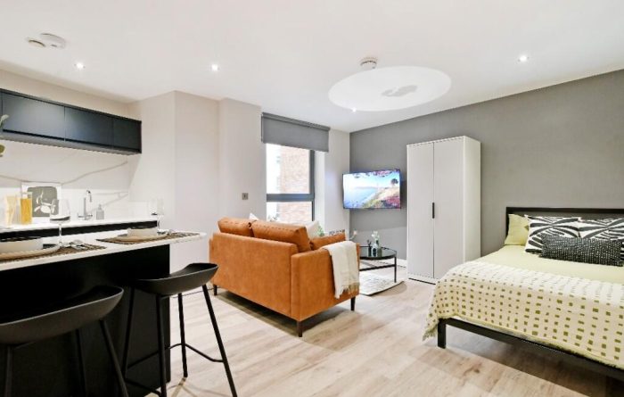 West one, studio, open plan