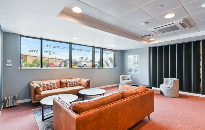 the ironworks communal area