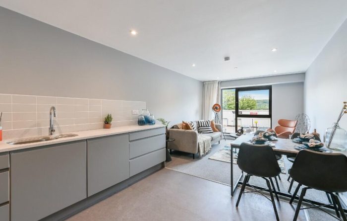 the ironworks kitchen lounge 2 bed