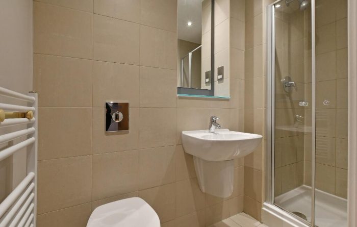west one, studio bathroom